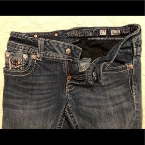 Miss Me Skinny Cut Sequin Jeans